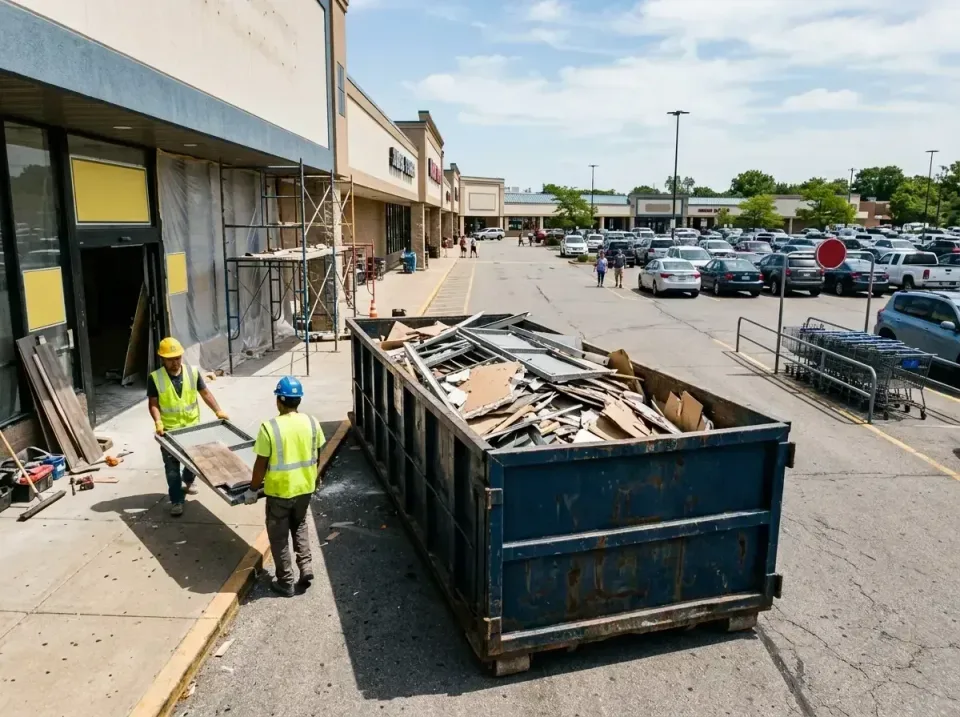 retail-store-renovation-debris-003 — frequently asked questions, Roll-off Dumpster Rentals in Hudson Oaks, TX